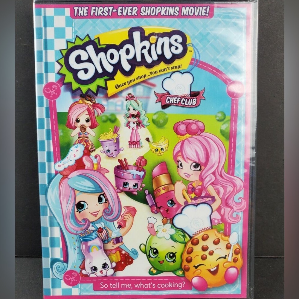 🔥🔥The First Ever Shopkins Movie : Shopkins Chef Club (DVD, 2016) bilingue